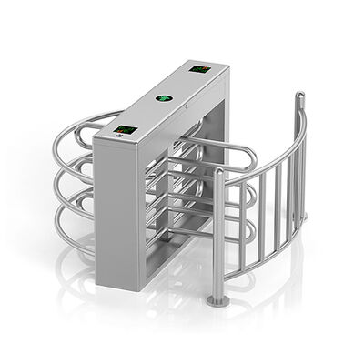 Lector de huellas dactilares de acero inoxidable 304 Bi-direccional media altura girasol Barrera de altura de la cintura