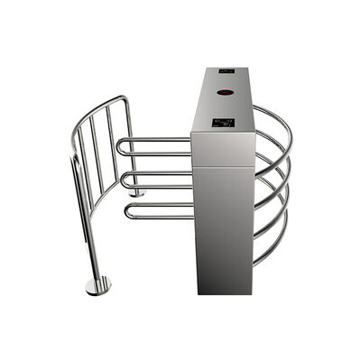Turnostil semiautomático de baja altura de acero inoxidable 304 con mecanismo de trabajo pesado y velocidad de flujo de 25 a 30 personas/minuto