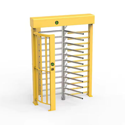 Torniquete de altura completa bidireccional de acero inoxidable con rotores de 120° para control de acceso seguro