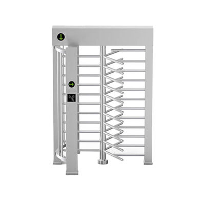 Alta seguridad altura completa de 120 grados que desliza el sistema de arriba del control de acceso del toldo del torniquete