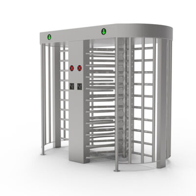 Torniquete de altura completa de acero inoxidable SS304 con tiempo de respuesta de 0.2S y paso bidireccional para control de acceso peatonal