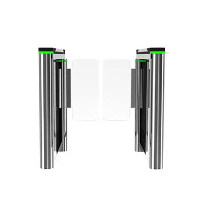 Torniquete peatonal de 900 mm de ancho en acrílico SS304 con reconocimiento facial y motor BLDC