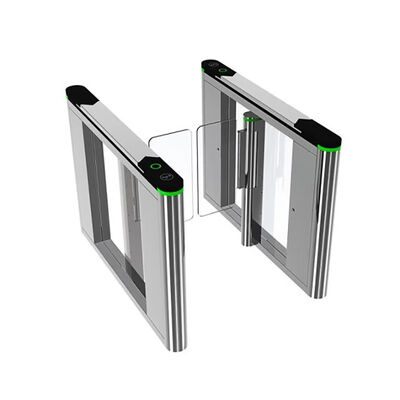 Barrera acrílica de 100W, torniquete de control de acceso con motor BLDC de 24V, barrera abatible de altura de cintura