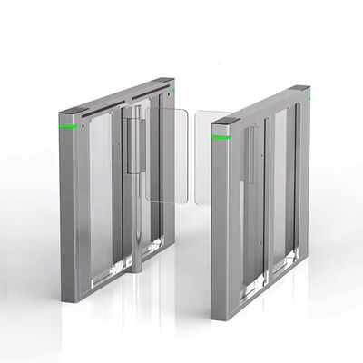 la puerta de alta velocidad Turnstie de la pantalla táctil 7inch hace frente al lector del QR Code del reconocimiento RFID