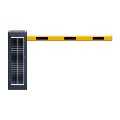 Puerta de barrera de gran velocidad de paneles solares de 118W con protección IP54 y motor sin escobillas de 24V DC