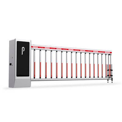 Puerta de barrera automática adaptable del motor RS485 del brazo 200W DC de 5 metros para el control de acceso de vehículos