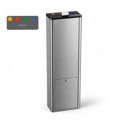 AC 220V 110V Receptor de alimentación de transmisión de salida única Tarjetas de visitantes temporales Reciclador de recolección para puerta de torneador