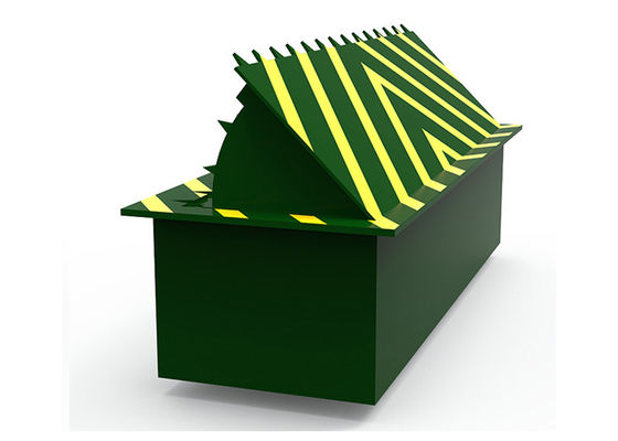 Bloqueador vial hidráulico para control de tráfico con pintura reflectante, suministro eléctrico de 380V, capacidad de carga de 80 toneladas