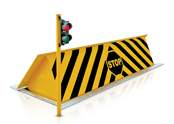 Bloqueador de carreteras hidráulicas antiterroristas con capacidad de carga de 80 toneladas, velocidad ajustable y construcción de acero A3