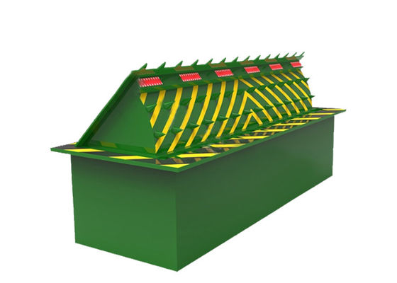 3.7KW de potencia 80 toneladas de carga luz LED de advertencia bloqueador hidráulico de la carretera barrera de seguridad