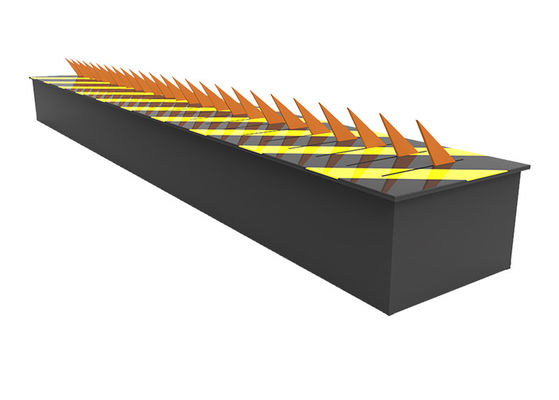 Barrera de pinchos hidráulica automática para neumáticos, con púas de 15 cm de altura, acero Q235, protección IP68