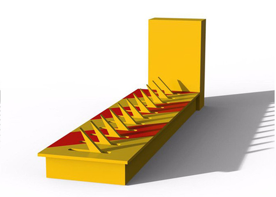 La puntura clava el asesino del neumático, obstáculos eléctricos automáticos del camino del tráfico retractables