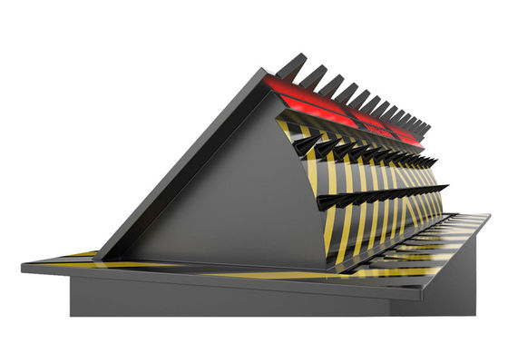 Bloqueador vial hidráulico de acero A3 de 16 mm de espesor con lámpara LED para seguridad antiterrorista