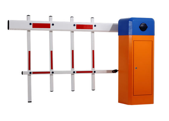 Puerta de barrera automática de motor de 120W CA con brazo de 6m para el control seguro del estacionamiento