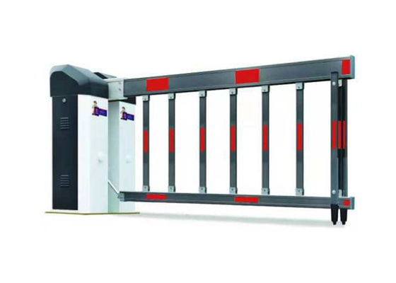Barrera automática aérea de 250W, brazo de 6M, apertura/cierre en 9s para gestión de estacionamiento