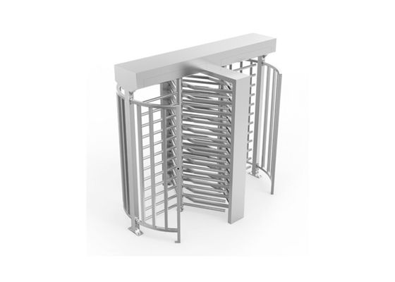 SS304 Puerta giratoria bidireccional de altura completa con 0,2 segundos de funcionamiento rápido para un acceso seguro para peatones