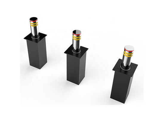 Bolardos retráctiles automáticos hidráulicos de acero inoxidable SS304 con clasificación K12 para impacto, 3.7KW