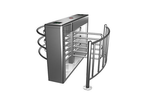 Torniquete de altura de cintura con rotor de 120 grados, con una tasa de flujo de 30 personas/minuto y un tiempo de respuesta de 0,2 segundos