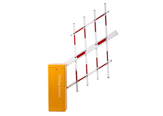 IP44 140W Sistema de puertas de barrera automática de 6 m de brazo para control de acceso del vehículo