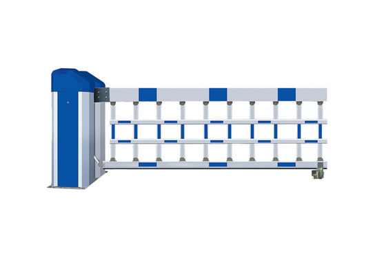 Barrera de paso aérea con brazo de 6m, 250W de potencia y pulverización electrostática