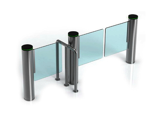 Barrera de cierre automático cilíndrica del oscilación del carril rápido de 200W SS304
