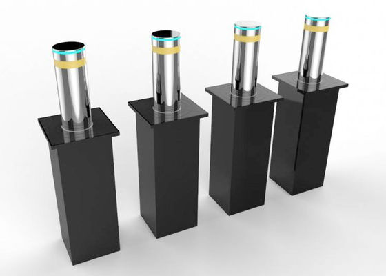 Bolardo de seguridad hidráulico antirremate de 219 mm de diámetro SS304 con función de elevación automática