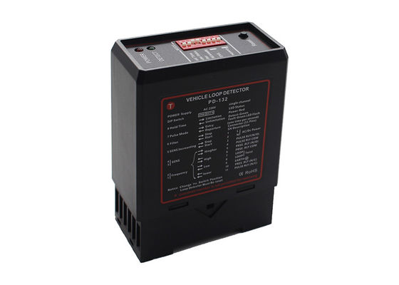 Detector de bucle para vehículos PD132 ajustable en 4 incrementos a 170 KHz con carcasa de plástico ABS