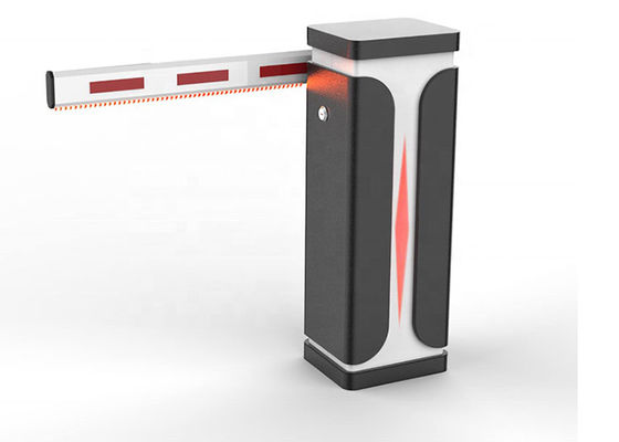 Motor sin escobillas RS485 Puerta de barrera automática de comunicación con potencia de 200W y brazo LED