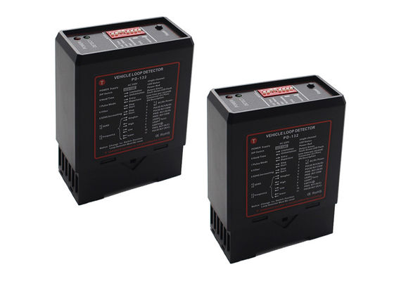 Detector de bucle de vehículo con tiempo de reacción de 100 ms, relés de salida de 240 V/5 A y sensibilidad ajustable para la protección de accesos