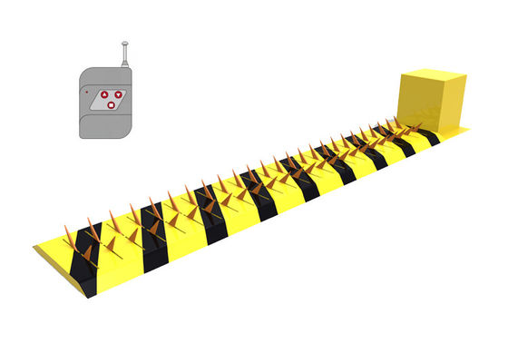 Destructor de neumáticos de acero A3 con tiempo de subida/bajada de 1-2 segundos y pintura antioxidante para el control de vehículos de alta seguridad