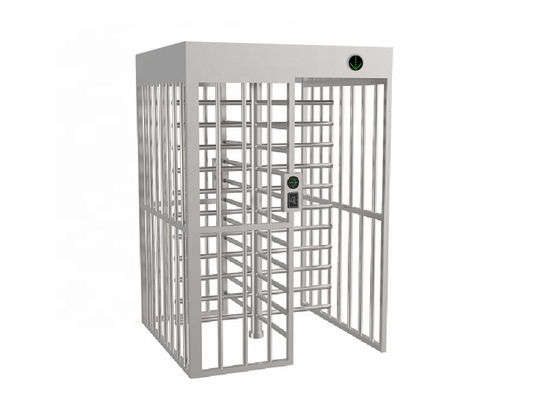 Torniquete de altura completa con lector de tarjetas RFID, rotor de 90 grados y barrera impermeable IP54