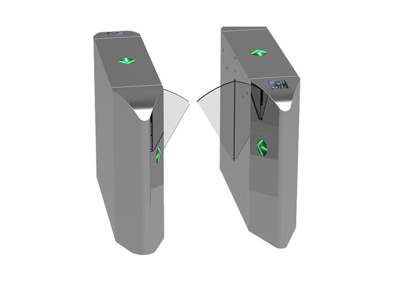 Motor Wing Automatic Flap Turnstile de acrílico SUS304 de BLDC retractable