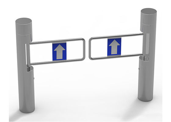 Barrera de acceso oscilante automática BLDC SUS304 con brazo de acrílico para control de acceso en supermercados