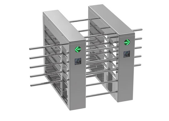 Torniquete de media altura de acero inoxidable SUS304 con alimentación de 30W y tiempo de respuesta de 0.2S para acceso peatonal seguro