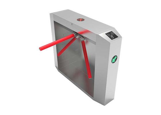 Torniquete de trípode con amortiguador hidráulico, 550 mm de ancho y clasificación IP45 para control de acceso seguro