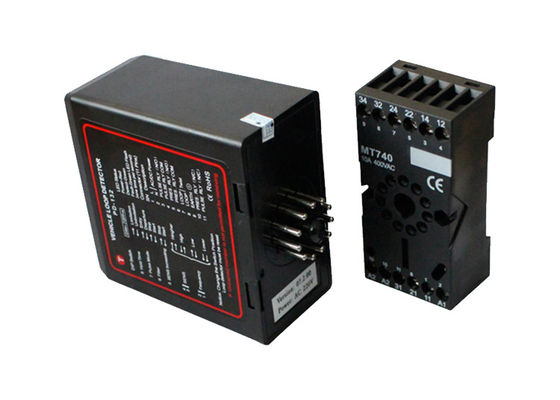 Detector de bucle inductivo para vehículos PD132 230VAC con tiempo de reacción de 100ms, consumo de energía de 4.5VA, canal único para control de tráfico
