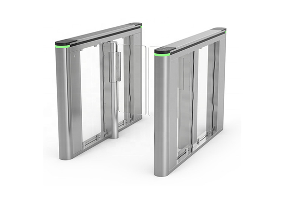 Barreras de cristal de oscilación SS304 de la puerta RS485 BLDC del oscilación peatonal de acrílico del motor