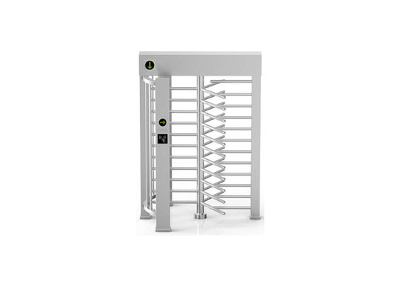 Turnostil de altura completa de acero inoxidable con una velocidad de paso de 30 personas por minuto y un canal de ancho de 600 mm