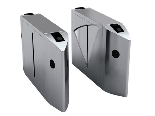 RFID/lector Flap Barrier Gate de la huella dactilar/del código de barras para el sistema de la entrada