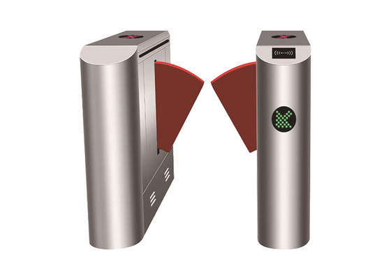 Torniquete retractable de la barrera de la aleta del reconocimiento biométrico del OEM