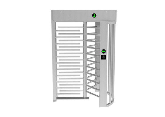 Torniquete de altura completa con control de acceso por tarjeta RFID de un solo carril, paso de 600 mm y carcasa de acero inoxidable