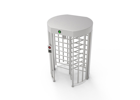 Tubo redondo de la seguridad 38m m de Full Height Turnstile del lector de tarjetas del golpe fuerte alto