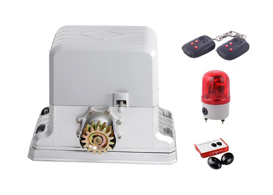 Abrelatas automático de aluminio color plata de la puerta de desplazamiento resistente con teledirigido