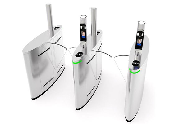 Barrera bidireccional de acero inoxidable 304 con guión de control de acceso de reconocimiento facial